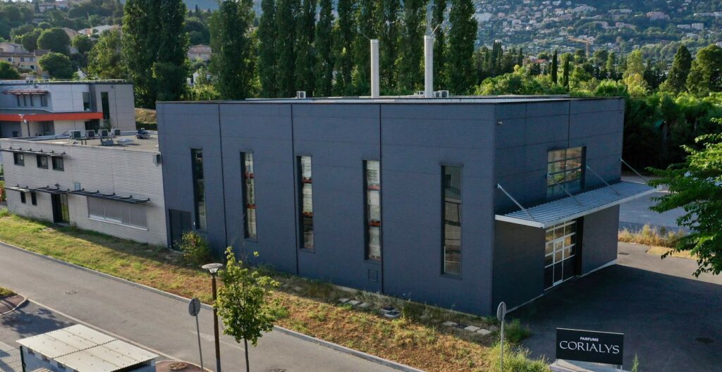 Locaux Corialys Parfums haut de gamme à Grasse dans les Alpes Maritimes